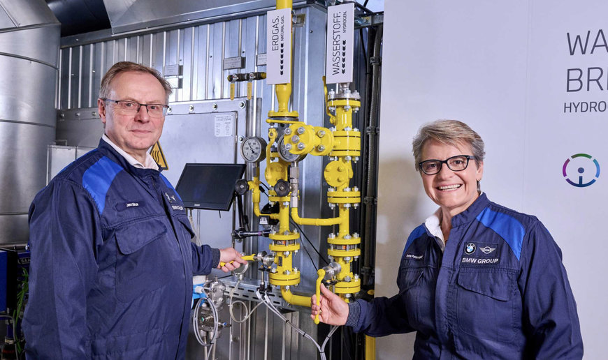 BMW GROUP WERK LEIPZIG PILOTIERT FLEXIBLEN WASSERSTOFFBRENNER IN DER LACKIEREREI